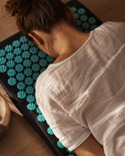 Trenzorio Reset Mat — Acupressure Mat & Neck Pillow Set