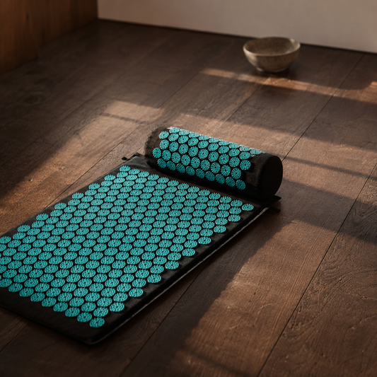 Trenzorio Reset Mat — Acupressure Mat & Neck Pillow Set